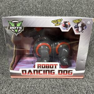 Vbots Vivitar Robot Dancing Dog Gray Red With Music Toy
